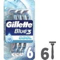 Blue 3 Cool Razor Pack Of 6