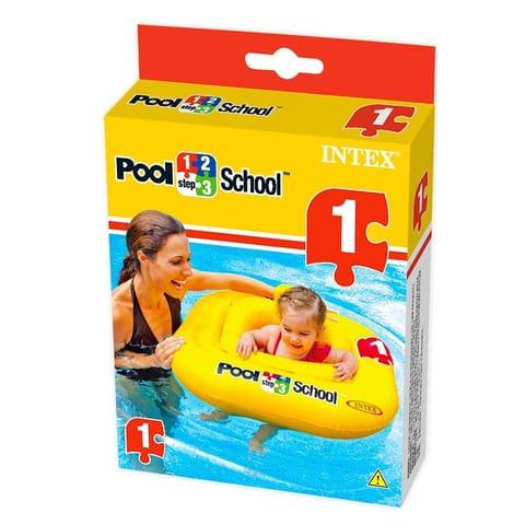 INTEX 31"X31"DELUXE BABY FLOAT POOL SCHOOLTM STEP 1, AGES 1-2
