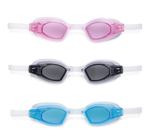 INTEX FREE STYLE SPORT GOGGLES, Ages 8+, 3 Colors