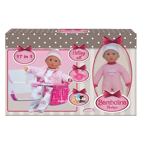 BAMBOLINA BOUTIQUE EATING SET 17 IN 1