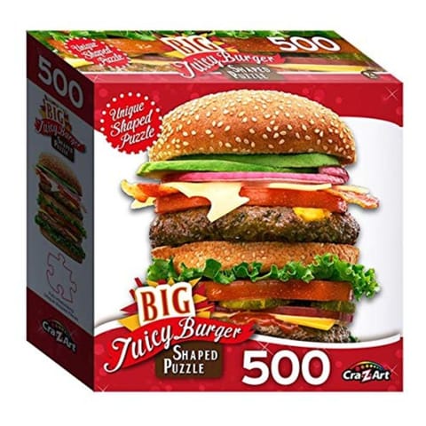 Big Shaped Puzzles 500 pcs - Juicy Burger