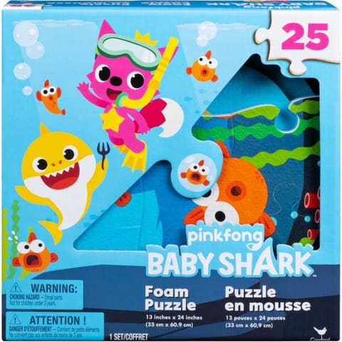 Puzzle Baby Shark Foam 25 Pcs