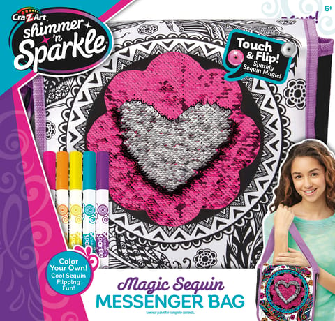 Shimmer N Sparkle Magic Sequin Messenger bag