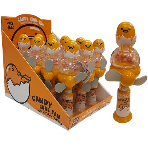Gudetama Cool Fan with Natural Candies
