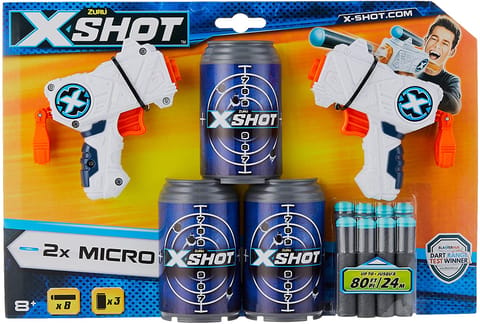 X-Shot -Excel, Double Micro (3Cans,8Darts)