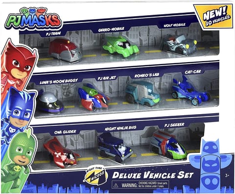 PJ Masks Night Time Micros Deluxe Vehicle Set