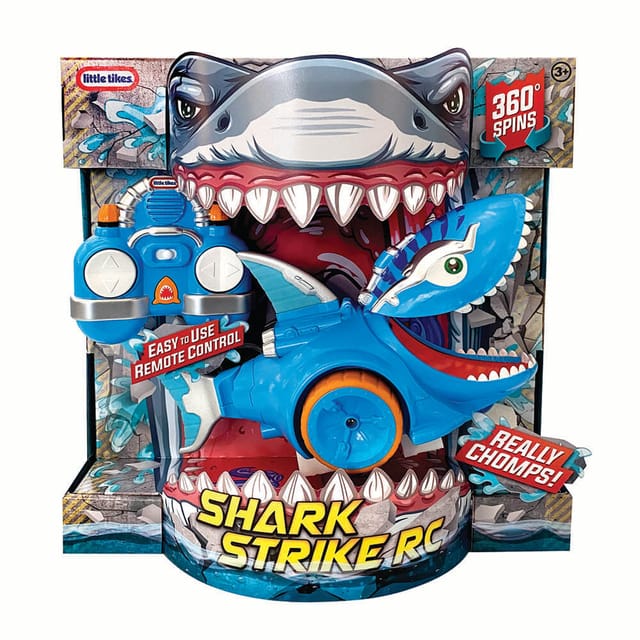 little tikes shark strike rc remote control toy car