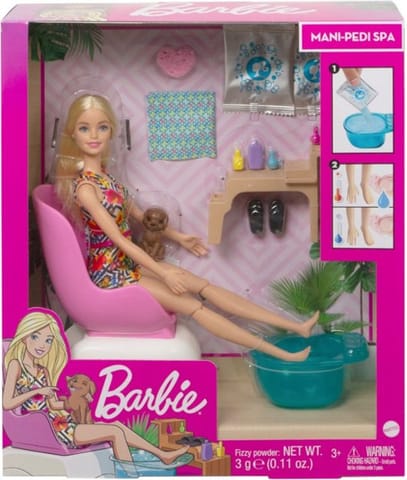 Barbie Spa Day Mani/Pedi Playset