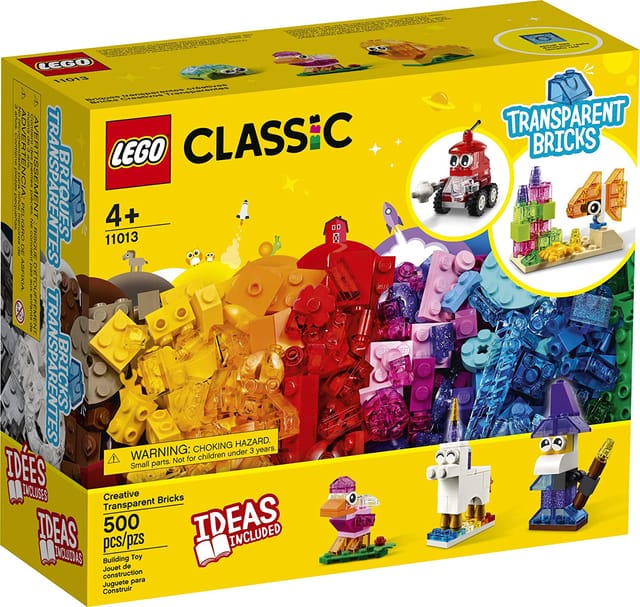 LEGO 11013 CREATIVE TRANSPARENT BRICKS 41011013
