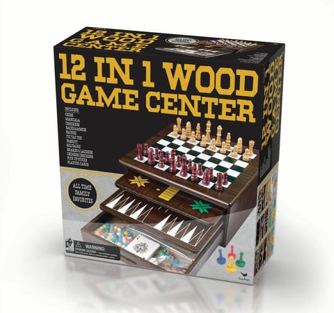 Game 12 in 1 Game Center Wood