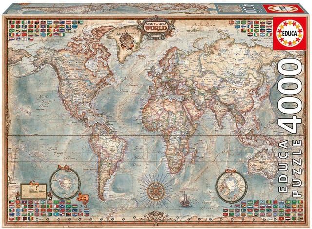 4000 HISTORIC WORLD MAP