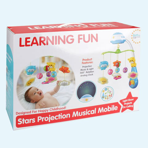 STARS PROJECTION MUSICAL MOBILE