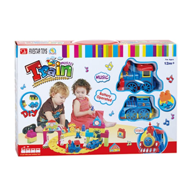 electric train track set with music