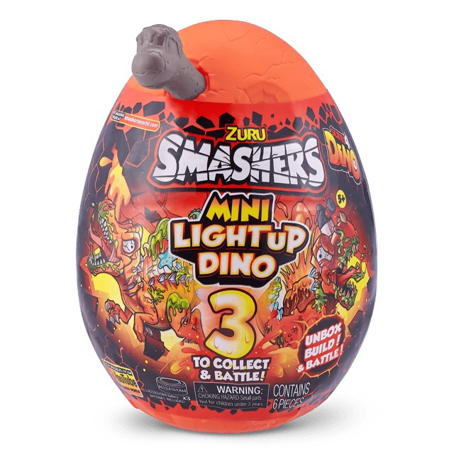 Smasher Mini Egg Light-Up Dino PDQ