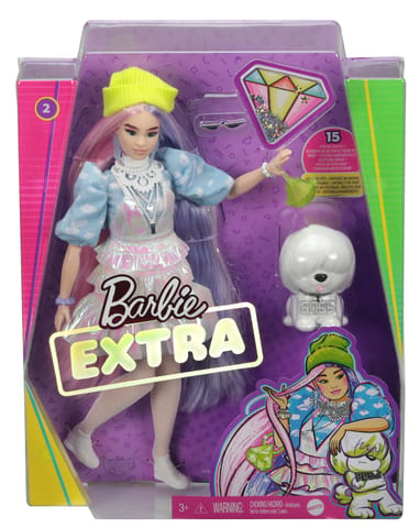 Barbie Fashionistas Extra Doll-Beanie