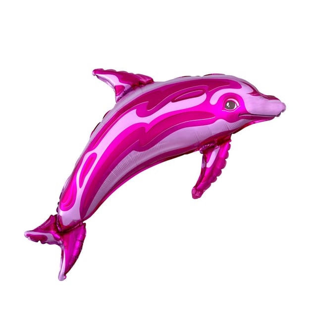 P30 PINK DOLPHIN FOIL BALLOON 37 X 22IN