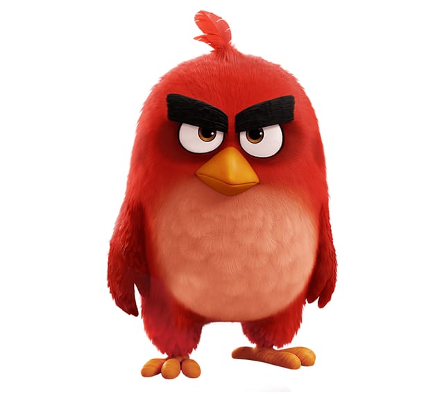 MIN SHP ANGRY BIRDS RED BIRD