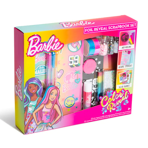 Barbie Foil Reveal Scrapbook Set