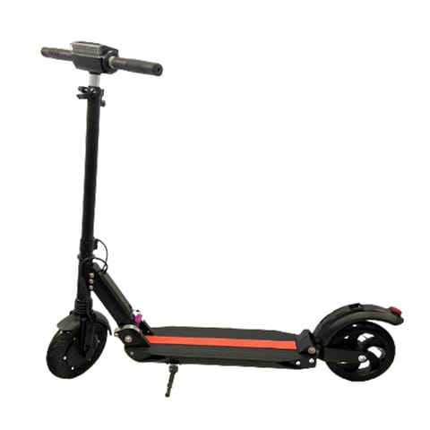 E-SCOOTER 36V/4.4AH, 350W, 25KM/H, 15KM can be ride after full charge -EBS Brake+Foot Brake (BLACK)