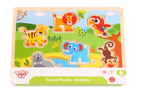 Tooky Toy  Sound Puzzle - Animals