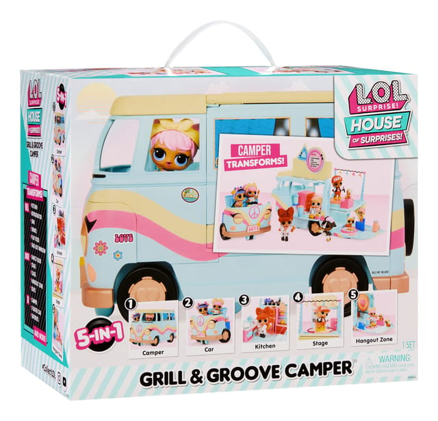 L.O.L. Surprise Grill & Groove Camper