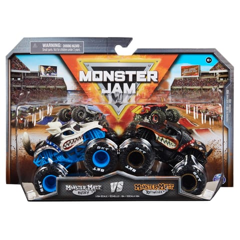 Monster Jam 1:64 Vehicles 2-PK Asst.