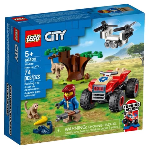 LEGO City Wildlife Rescue ATV 60300 (74Pcs)