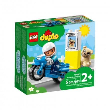LEGO DUPLO Rescue Police Motorcycle 10967 2+ (5 Pieces)