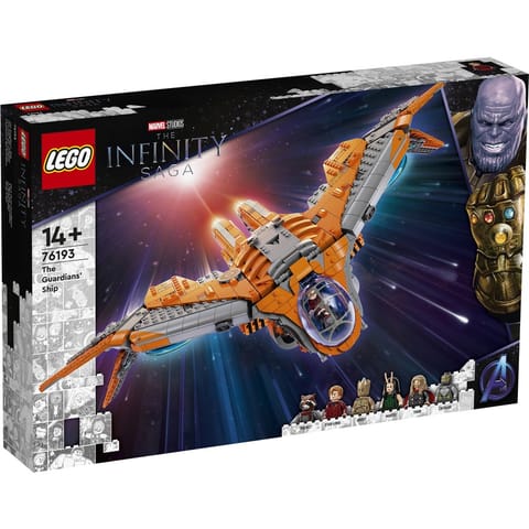 LEGO Marvel The Guardians Ship 76193 Space Battleship (1,902 Pieces)