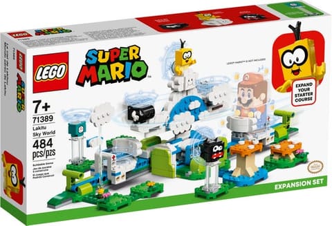 LEGO Super Mario Lakitu Sky World Expansion Set 71389(484 Pieces)