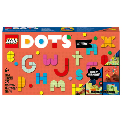 LEGO DOTS Lots of DOTS Lettering 41950 DIY Craft Kit; Aged 6+ (722 Pieces)