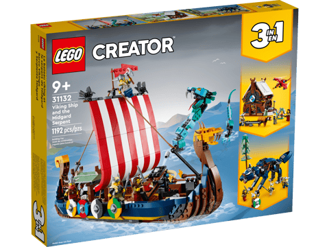 LEGO 31132 Viking Ship and the Midgard.. V29
