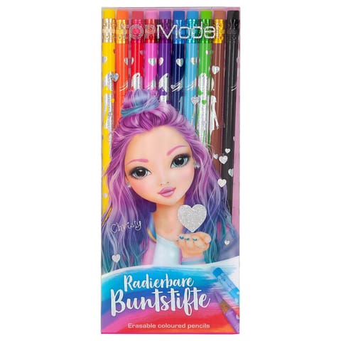 TOP Model Erasable Coloured Pencils