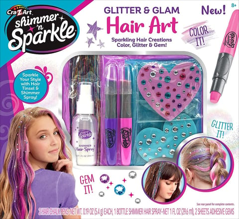 Shimmer N Sparkle Glitter Metallic Hair Creations