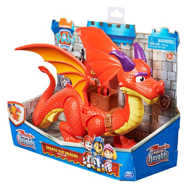 Paw Patrol Rescue Knights Sprks The Drgn & Claw