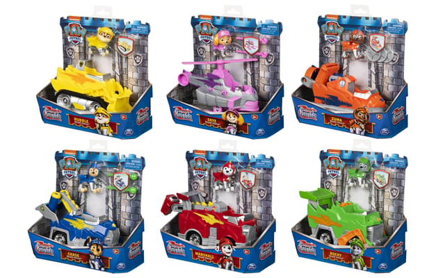 Paw Patrol Rescue Knights Themed Vehicle Asst.