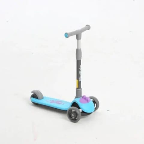 Cute Foldable Kids Scooter Blue
