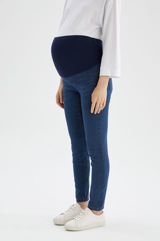 Woman Maternity Bottom-Denim