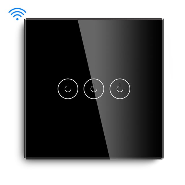 سويتش اضاءه اسود واي فاي 3 كبسه