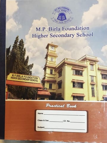 MP Birla School - A4 Size - Hard Bound Interleaf - 80Pgs