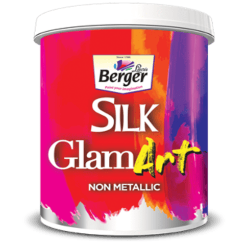 Berger Silk GlamArt Non Metallic Paint for Interior Textures on walls| 100% acrylic emulsion paint | 1 Litre