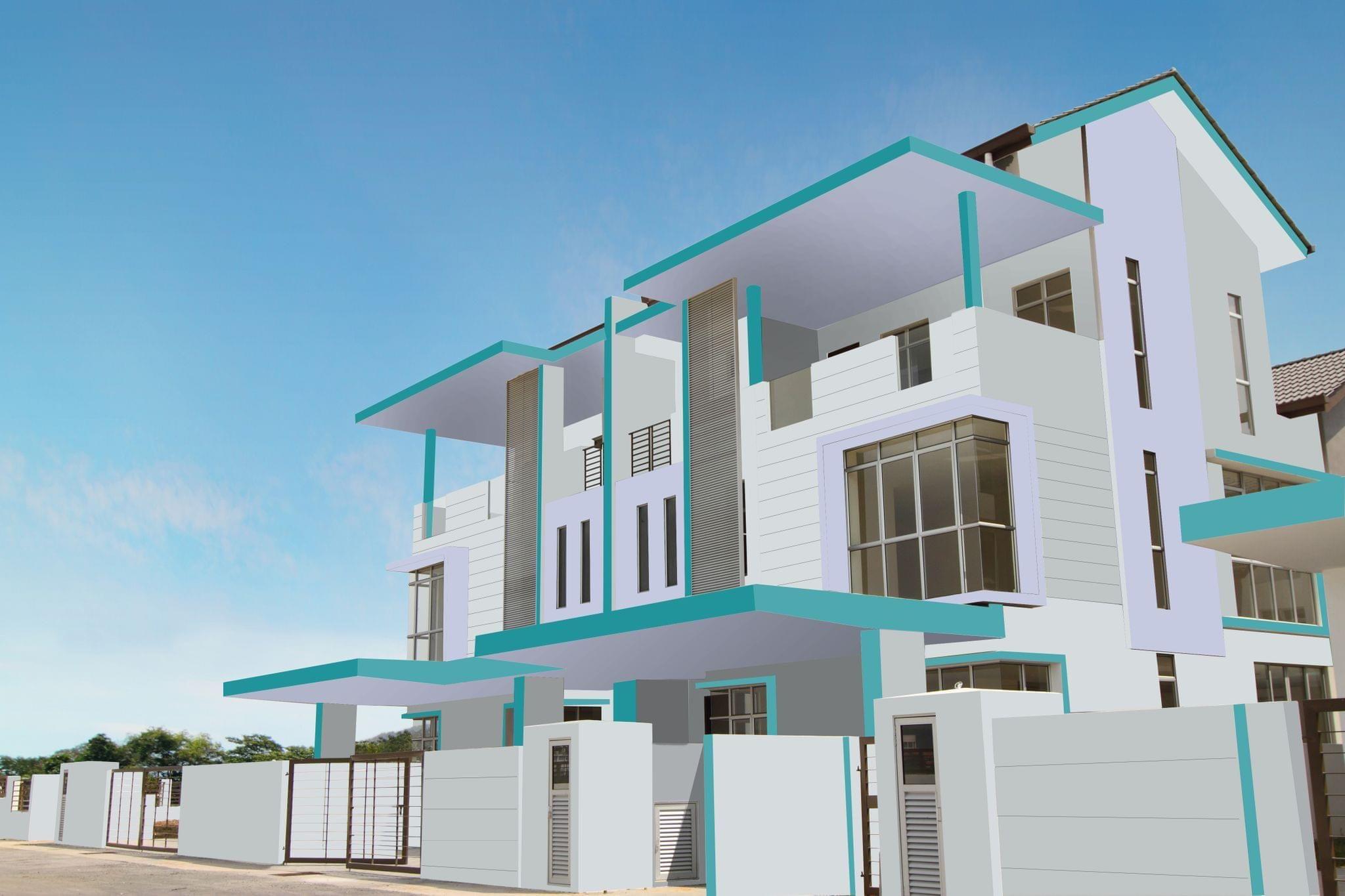 2 storeyed residence