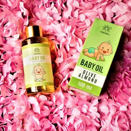 Olive Almond Body Oil / Jetun Badaam Tailam / Baby Oil