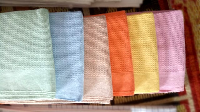 Handmade Colour 6 Cotton Towel Set (VH001)