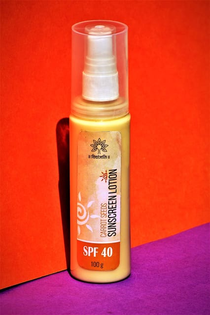 Carrot Seed Sunscreen Cream @SPF40
