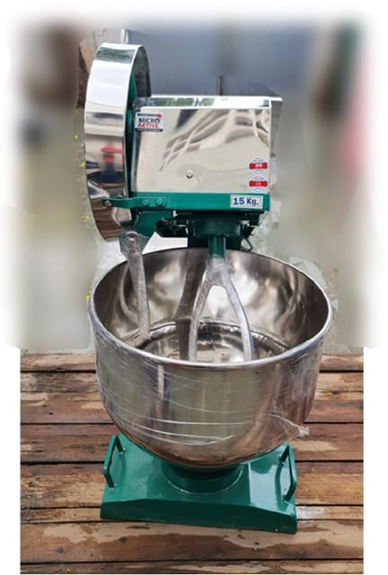 MICROACTIVE ® 15 kg Flour Mixing Machine / Atta Kneading Machine (Electric Motor Capacity - 1 HP)