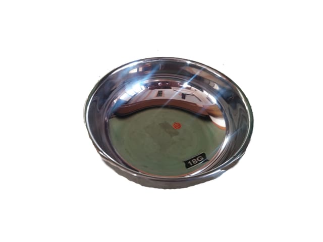 Stainless Steel Kadhai 7.5" without handle (18G)