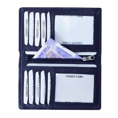 ABYS Genuine Leather Blue Card Holder / Wallet