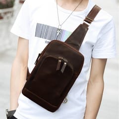 ABYS Genuine Leather Dark Brown Body Bag
