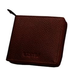 ABYS Genuine Leather Dark Burgundy Wallet